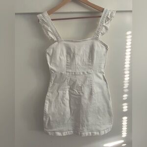 Show Me Your MuMu - White Denim Mini Dress